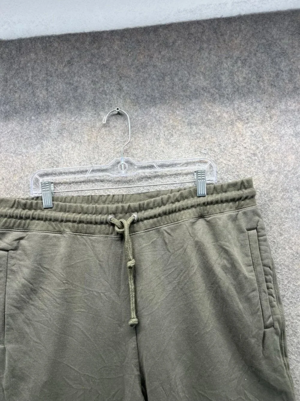 The North Face Jogger Sweatpants Mens XL Green Fleece Elastic Waist Pockets